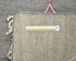 10 Feet Moroccan Gray Hand Woven Wool Runner Rug